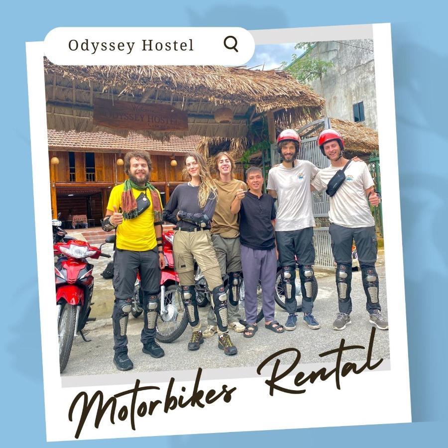 Odyssey Hostel, Tours & Motorbikes Rental Ha Giang Bagian luar foto
